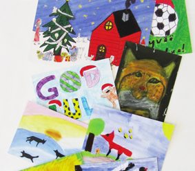 Bookcover-Joulukortteja